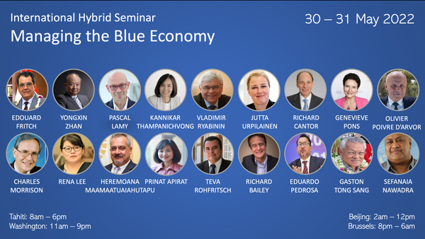 Économie bleue — Séminaire de haut niveau à Tahiti